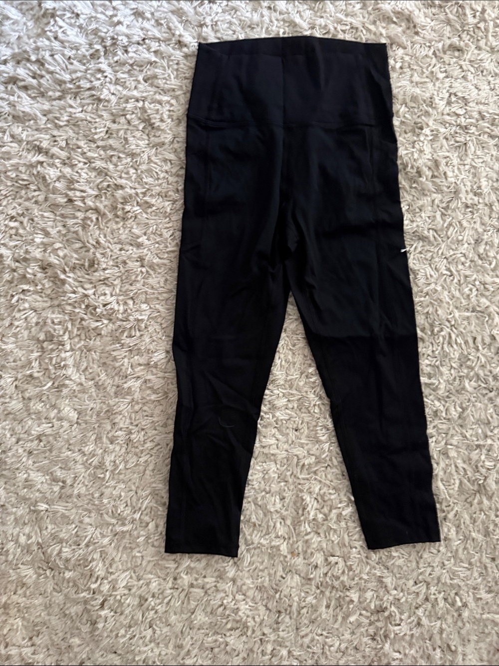 ZYIA Black womens High-Waist Cropped Leggings
